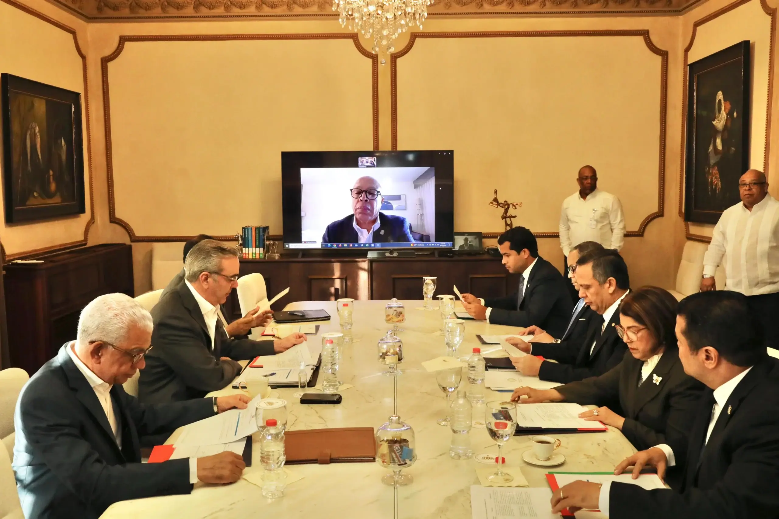 Presidente Luis Abinader encabeza segunda reuni&oacute;n del Consejo Nacional de la Magistratura