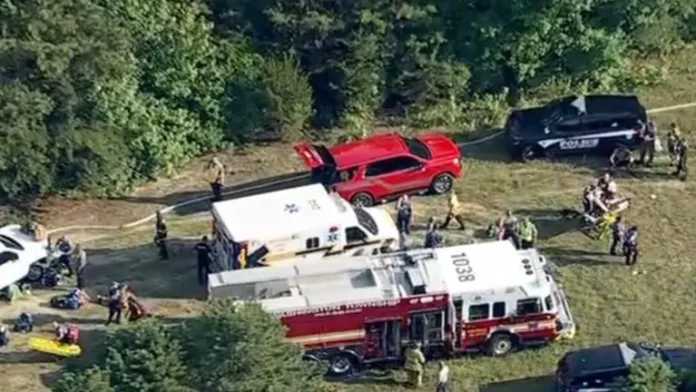 Cae avioneta en Nueva Jersey con mas de 14 personas a bordo