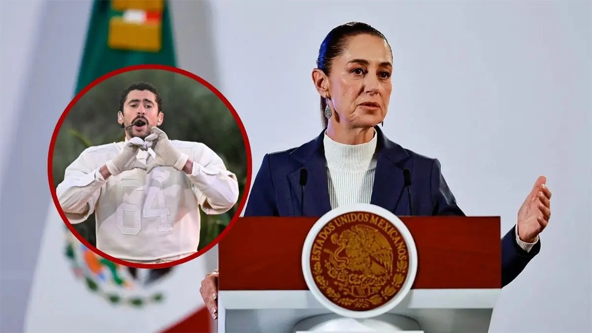 Sheinbaum valora la actuaci&oacute;n de Bad Bunny durante el Super Bowl
