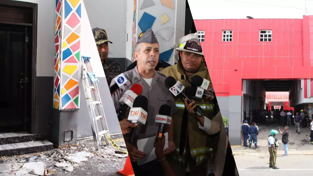 Polic&iacute;a y Cuerpo de Bomberos investigan incendio de un hotel de SDE