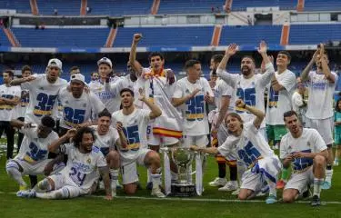 El Real Madrid estiró a 35 su cosecha récord de títulos de liga