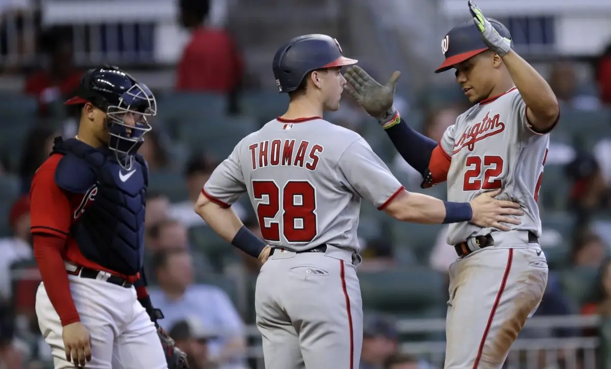 Juan Soto dispara su jonr&oacute;n 16 en rev&eacute;s Nacionales