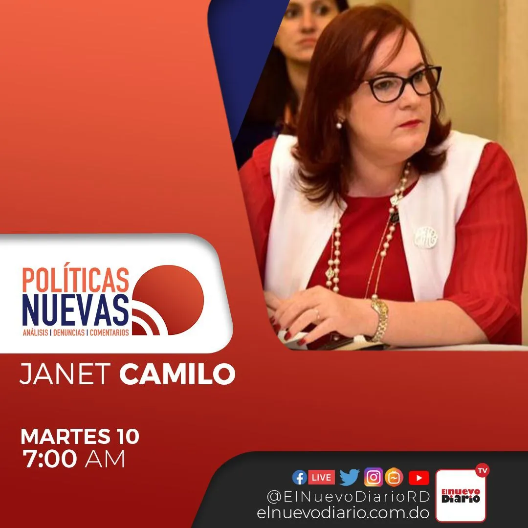 Programa Pol&iacute;ticas Nuevas con Janet Camilo  por el Nuevo Diario 