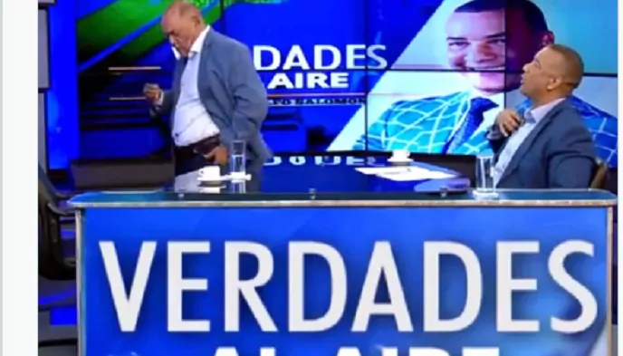 Alburquerque se va del programa Verdades al aire por considerar que periodista lo interrumpía