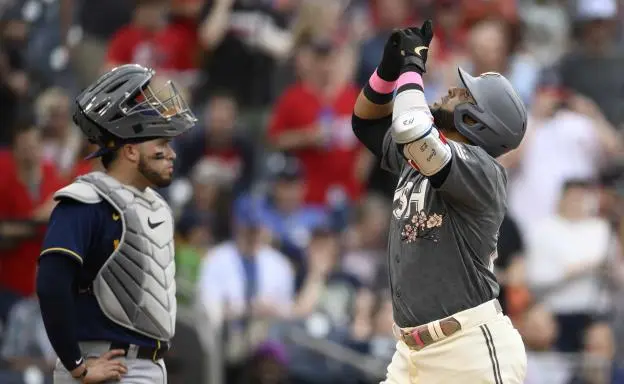 Con jonr&oacute;n de Nelson Cruz Nacionales ganan; vencen a Cerveceros