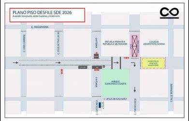 Alcaldía SDE anuncia cierre de calles por Desfile Cultural Municipal 2026