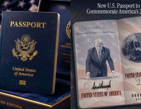 Trump presenta nuevo pasaporte de EE. UU. con su retrato