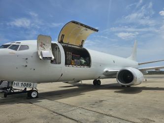 Sky High Dominicana apoya operación humanitaria de la Barbados Defence Force hacia Venezuela