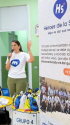 Fundación Héroes de la Salud reúne a 110 niños en “Llegando a la Meta con Jesús”