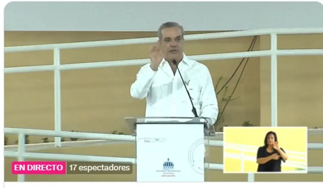 Presidente Abinader encabeza acto inaugural del a&ntilde;o escolar 2023-2024