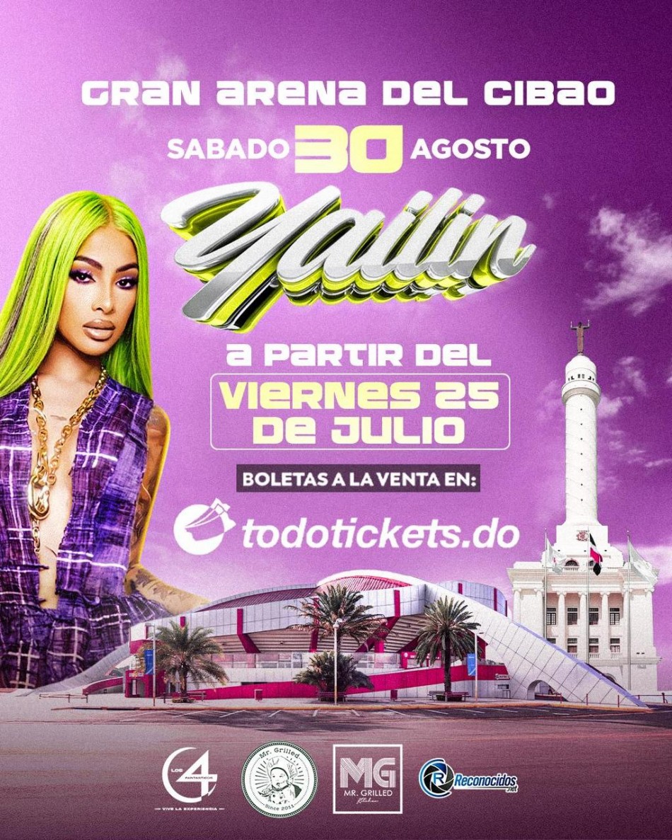 Yailin La M&aacute;s Viral ofrecer&aacute; concierto en la Gran Arena del Cibao el 30 de agosto