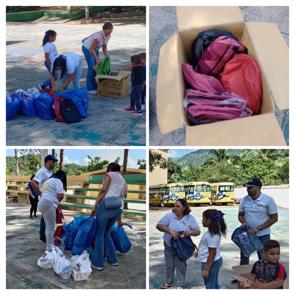 Rotary Club Santo Domingo encabezada entrega de &uacute;tiles escolares