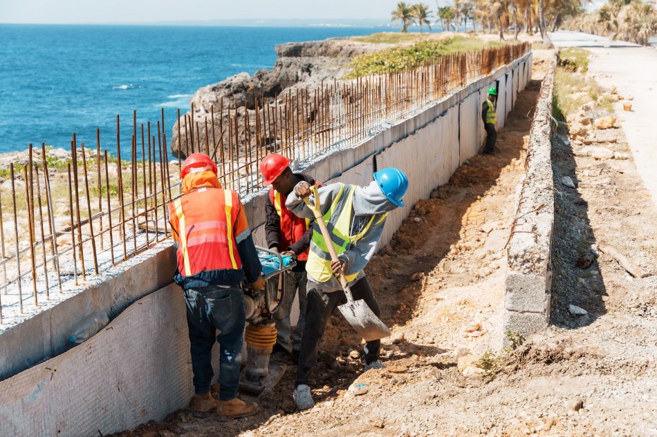 Alcaldía del Distrito Nacional continúa avances en construcción del Malecón Deportivo
