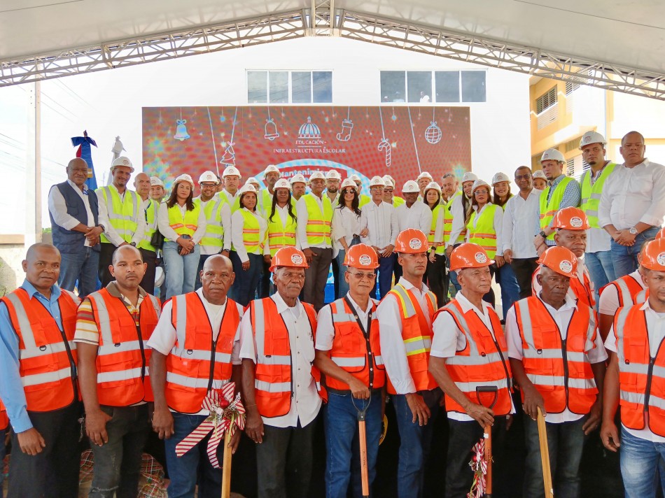 Gobierno lanza programa de Mantenimiento Correctivo en escuelas “Navidad en las Aulas 24/7” a través de Infraestructura Escolar
