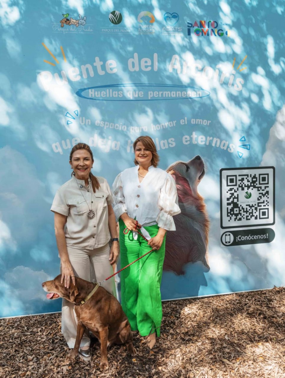 Parque del Prado, Alcaldía del DN y ADATS inauguran el Puente Arcoíris, un espacio de memoria y sanación para honrar a las mascotas*
