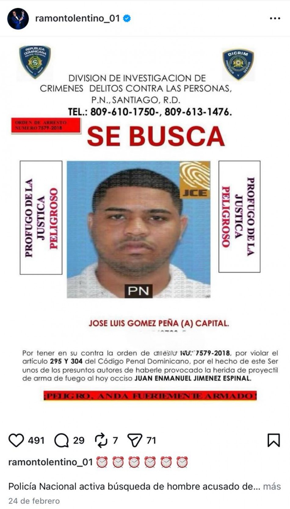 Familiares de urbano "Chip Callejero" exigen al Ministerio P&uacute;blico rechazar acuerdo con responsable de asesinato*