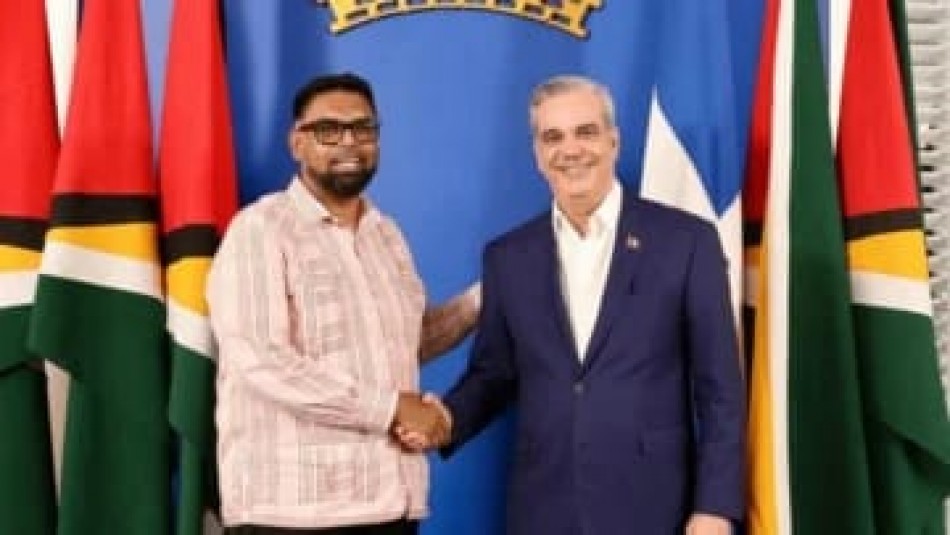 Presidente Abinader viaja hoy mi&eacute;rcoles a Guyana en visita oficial para sostener reuni&oacute;n bilateral con el mandatario Mohamed Irfaan Ali