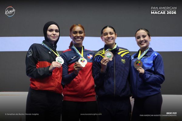 Terrero y Polanco logran oro y plata Torneo Panam de Karate