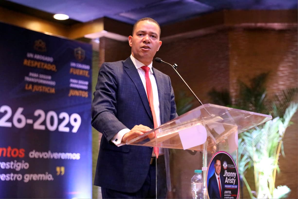 Jhonny Aristy anuncia aspiraciones a presidencia del Colegio de Abogados para el per&iacute;odo 2026-2029