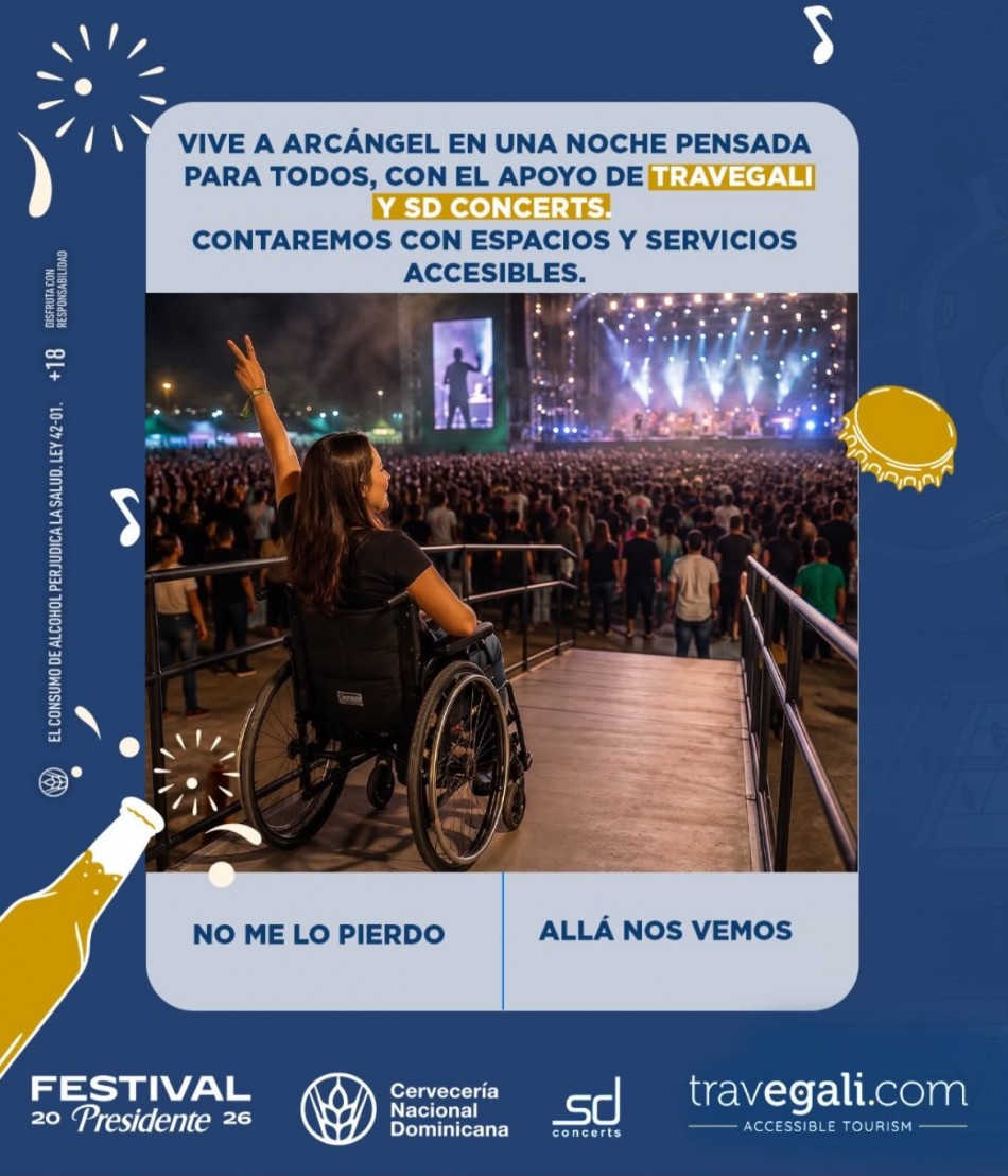 Cervecer&iacute;a Nacional Dominicana eleva el est&aacute;ndar de sostenibilidad e inclusi&oacute;n en concierto de Arc&aacute;ngel en Santiago