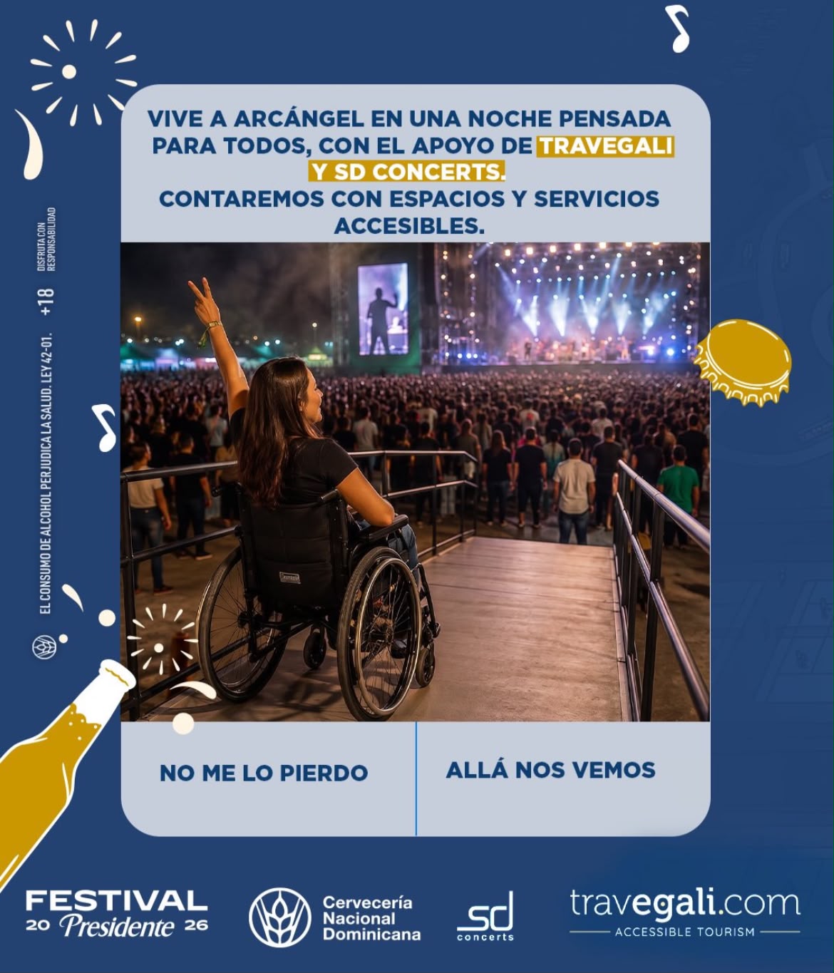 Cervecer&iacute;a Nacional Dominicana eleva el est&aacute;ndar de sostenibilidad e inclusi&oacute;n en concierto de Arc&aacute;ngel en Santiago