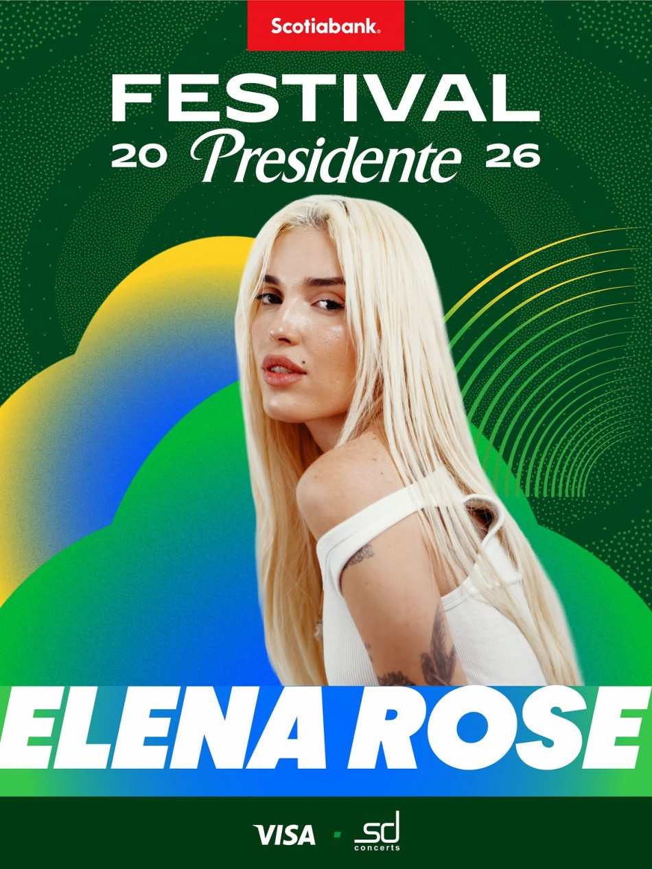 Elena Rose se suma a la cartelera del Festival Presidente 2026