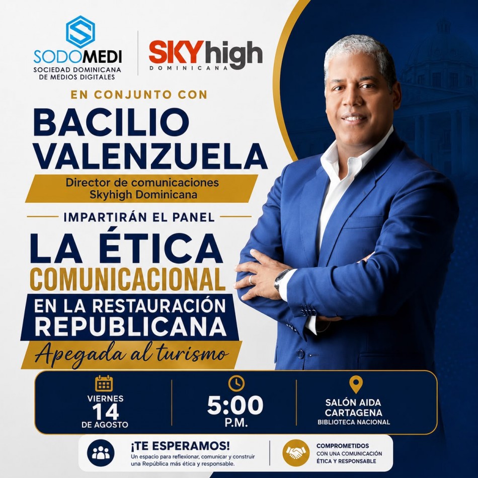 Bacilio Valenzuela participará en panel sobre ética comunicacional y turismo