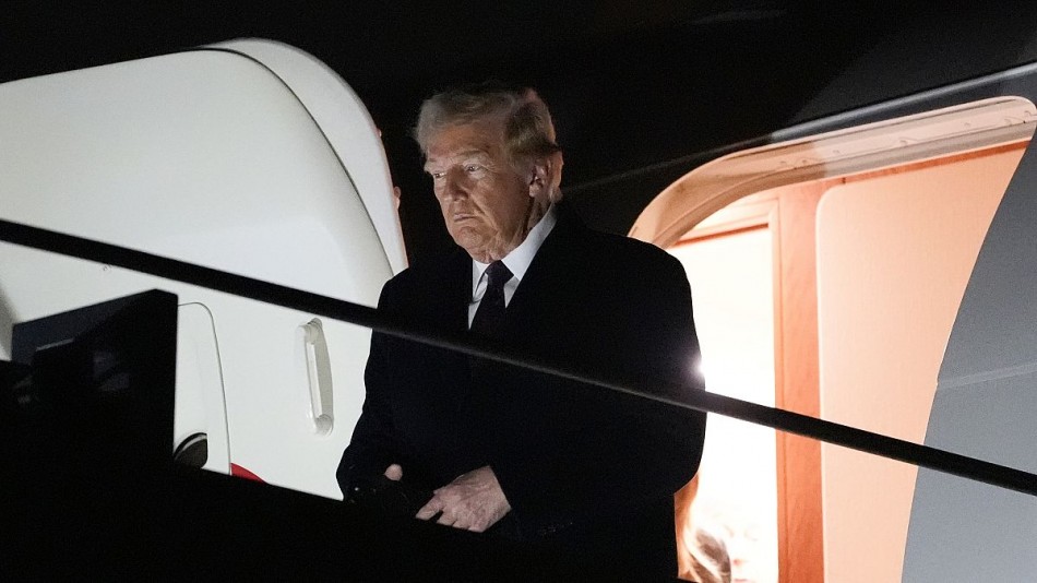 Trump llega a Washington para la ceremonia de investidura en los EEUU