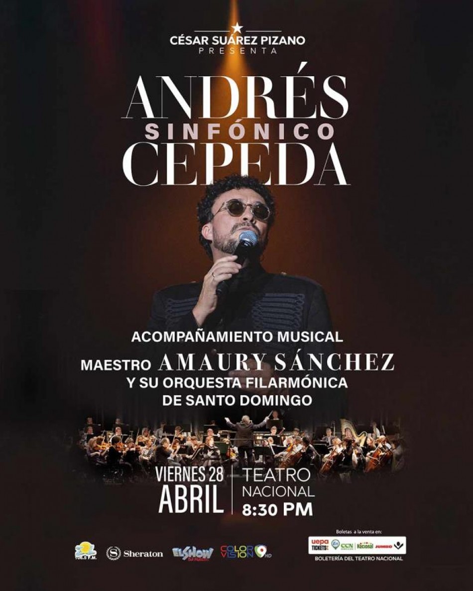 Andrés Cepeda y su orquesta realiza el concierto sinfónico