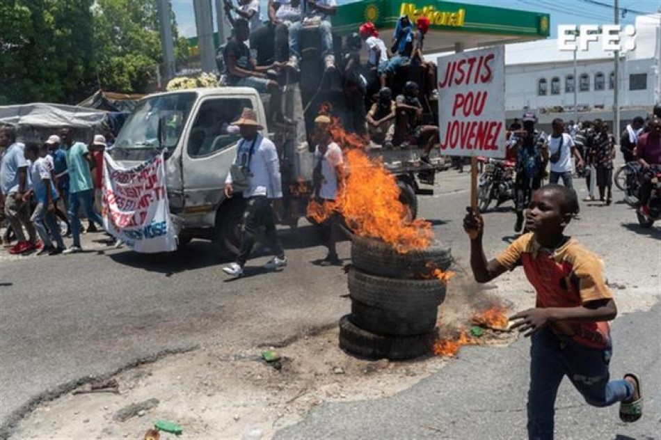 Haitianos exigen justicia en las calles un a&ntilde;o despu&eacute;s del asesinato de Moise