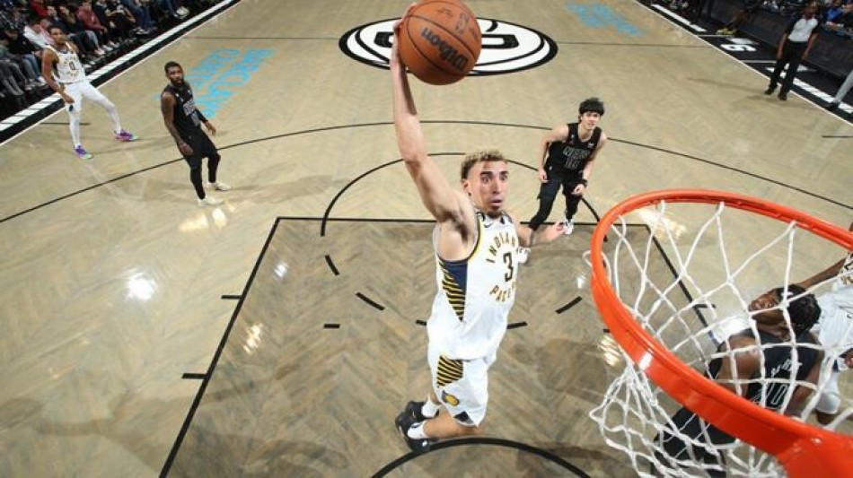 Chris Duarte encesta 30, Pacers caen ante los Nets