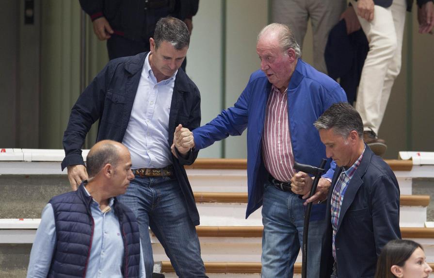 Manifestaci&oacute;n contra el rey em&eacute;rito Juan Carlos I, de visita en Espa&ntilde;a