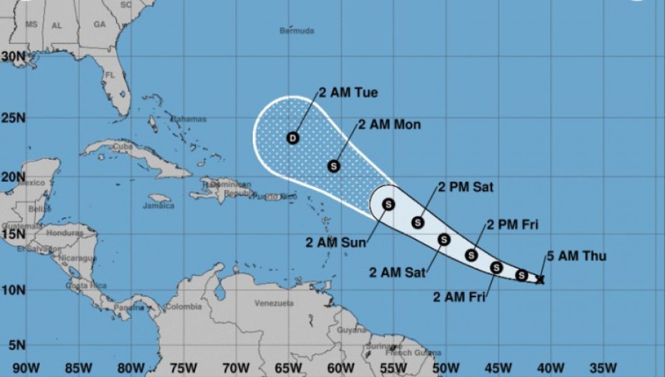 Bret tiene vientos de 110 km/h y sus efectos se sentirán mañana en el país