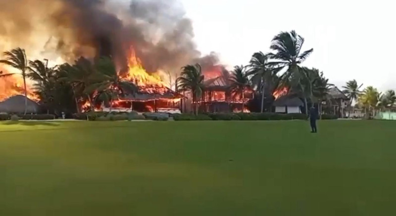 Se registra incendio en villas de Cap Cana