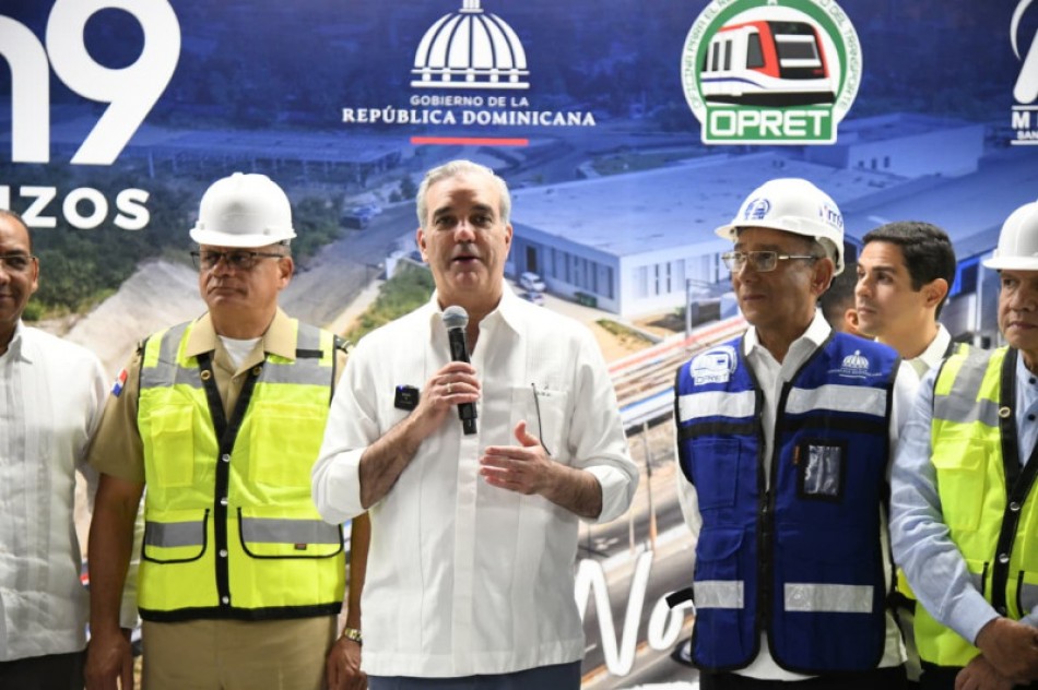 Luis Abinader garantiza que el metro de Los Alcarrizos es "seguro y confiable"