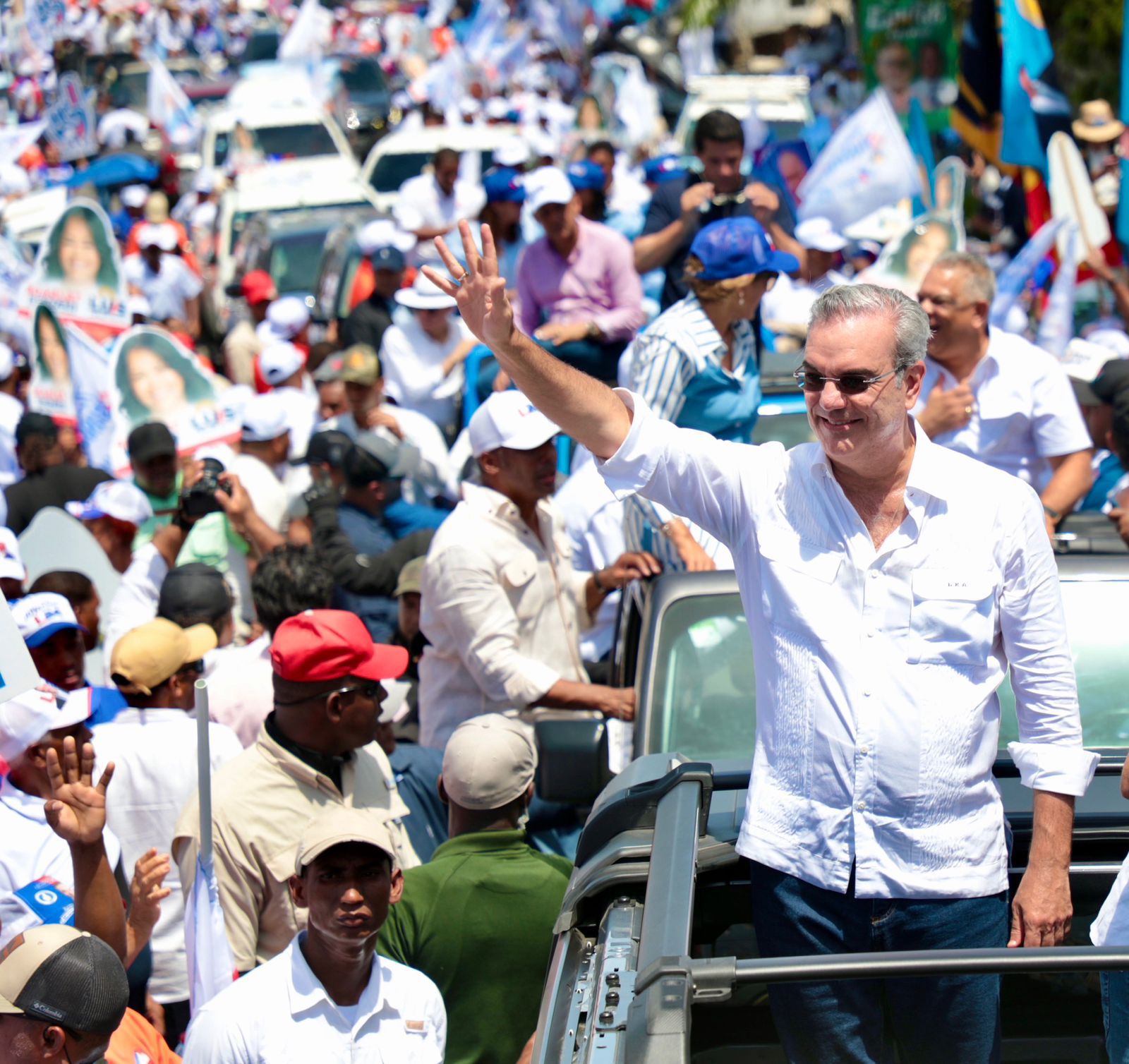 Abinader concluir&aacute; caravanas este mi&eacute;rcoles en Monte Plata, San Francisco de Macor&iacute;s, Tenares y Salcedo