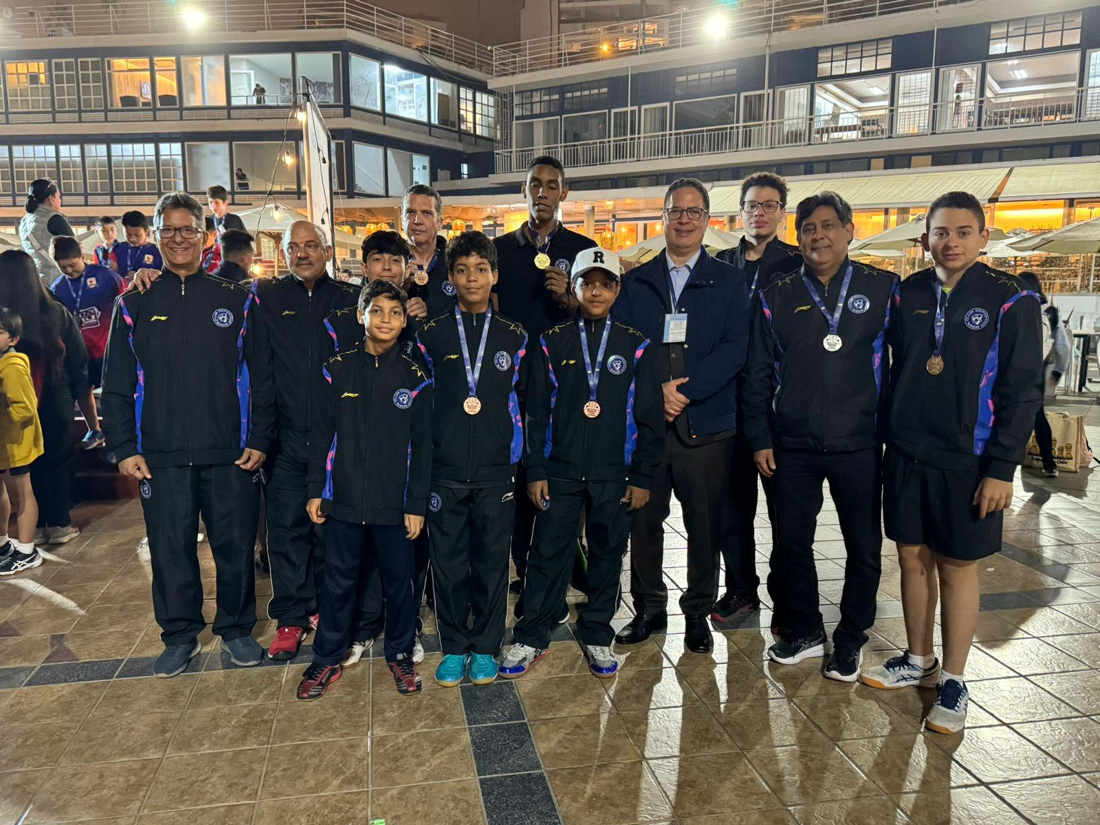 Club Naco obtiene 5 medallas en torneo tenis de mesa de Per&uacute;