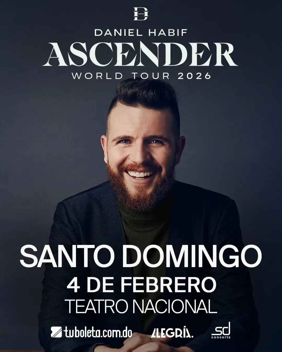 Daniel Habif se presentará el 4 de febrero en el Teatro Nacional