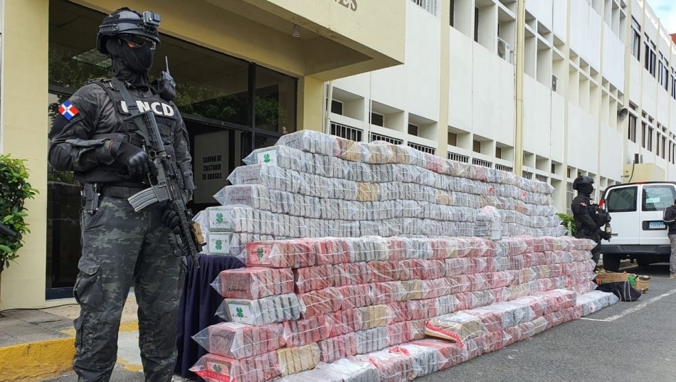 Confiscan 1.4 toneladas coca&iacute;na en dos operativos Rep. Dominicana