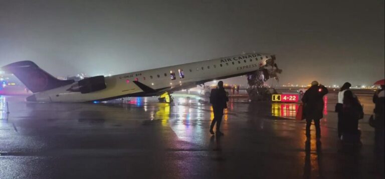 Accidente en Aeropuerto LaGuardia de NY