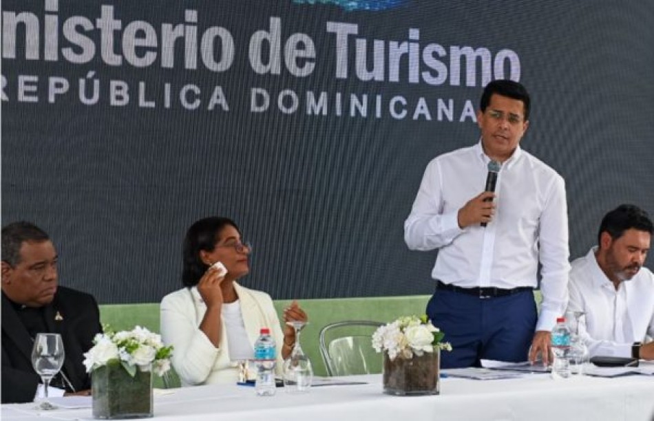 Abinader supervisa túnel pluvial de la avenida Luperón que se construye con fondos de Aerodom, para evitar inundaciones en la zona