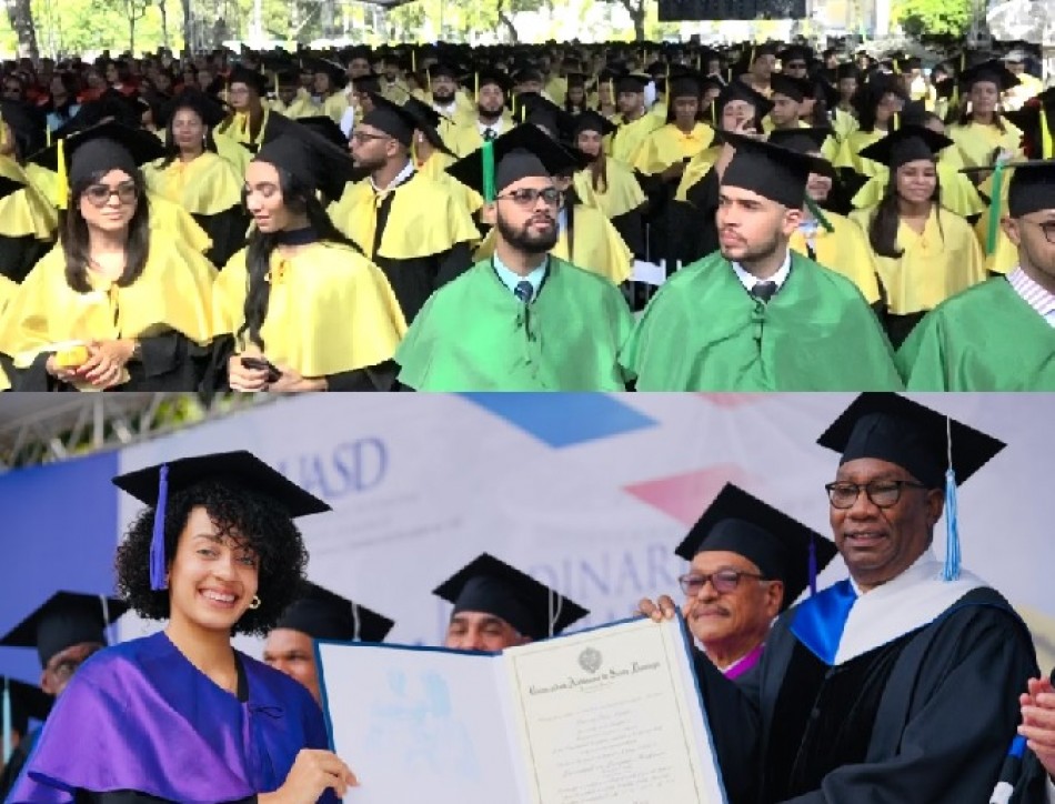 Universidad Autónoma de SD gradúa a 2,300 profesionales