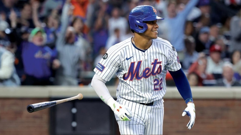 Juan Soto conect&oacute; un jonr&oacute;n con las bases llenas en la victoria de los Mets de Nueva York sobre los Marlins de Miami