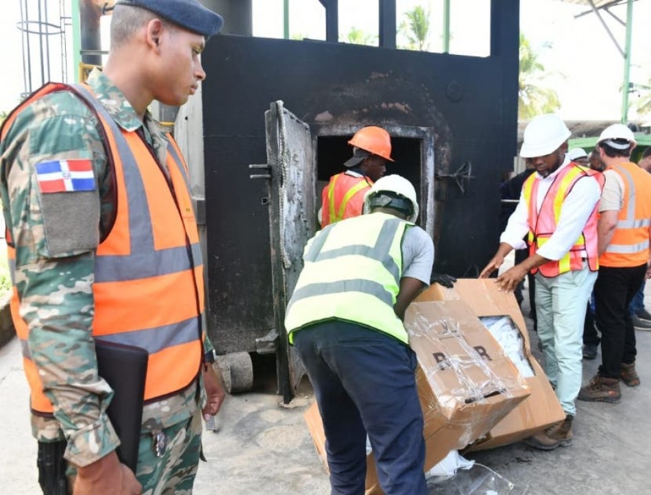 JCE inicia la incineraci&oacute;n de las boletas electorales