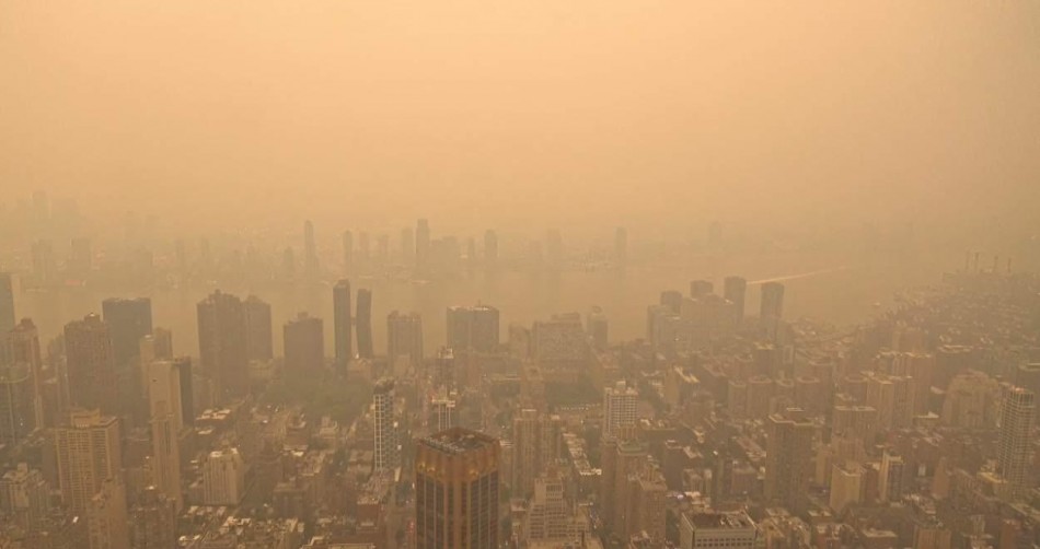 El humo de los incendios de Canad&aacute; oscurece Nueva York y pone en alerta la costa este de EE.UU.