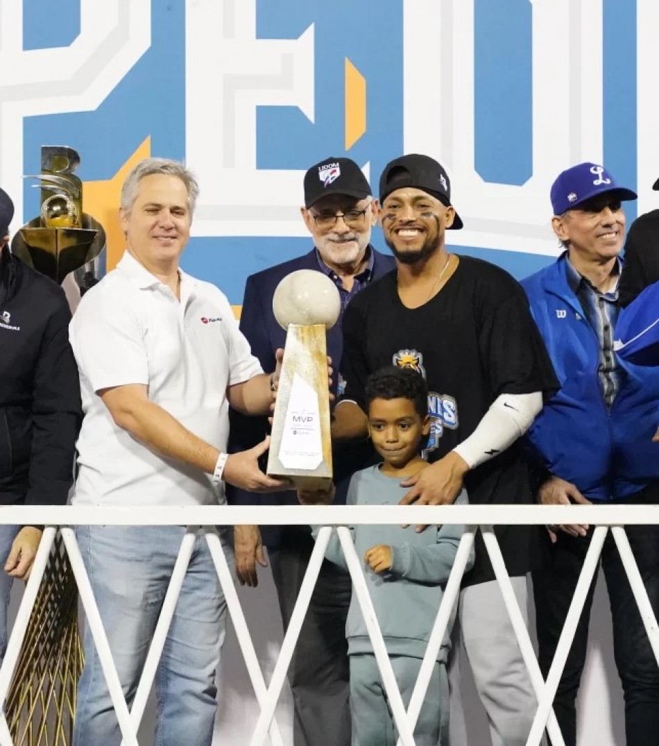 Gustavo N&uacute;&ntilde;ez fue seleccionado el Jugador M&aacute;s Valioso de la Serie Final 2024