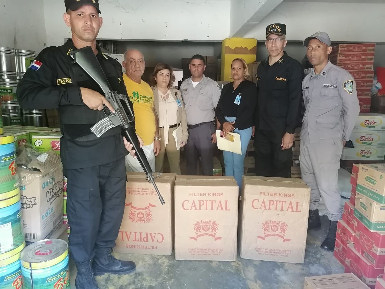 CECCOM ASESTA  OTRO DURO GOLPE AL CONTRABANDO DE MERCANC&Iacute;AS 