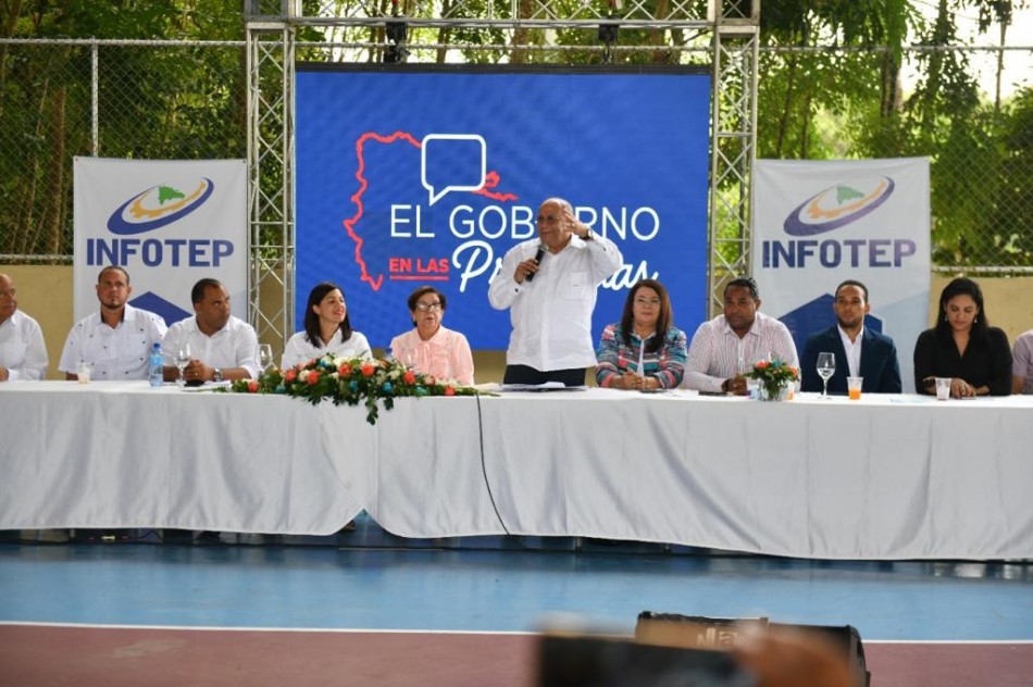 En el Gobierno en Las Provincias: Santos Badía anuncia apertura de la Zona Franca de provincia Hermanas Mirabal y Centro Tecnológico del INFOTEP