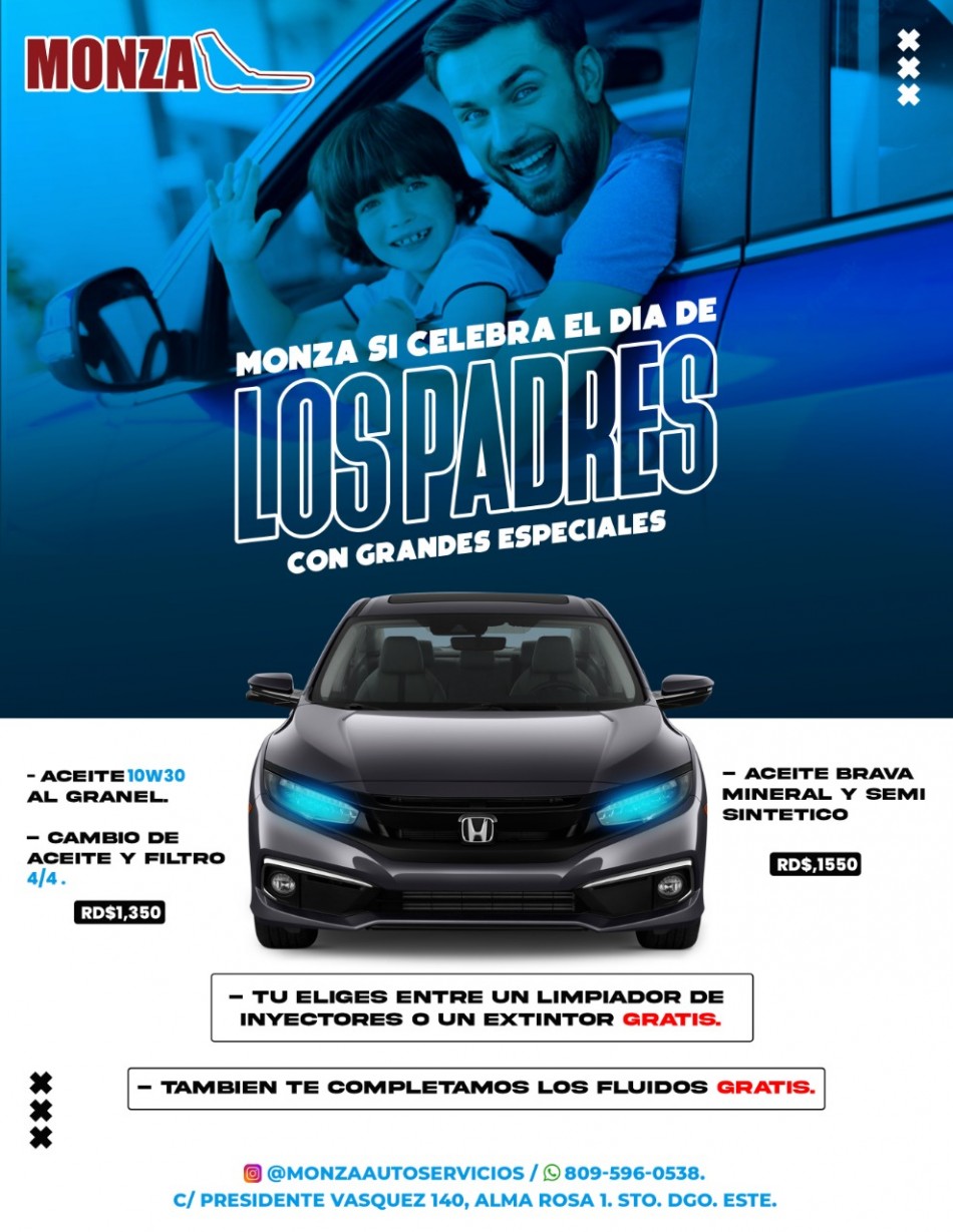 Monza te invita a los grandes especiales de los padres