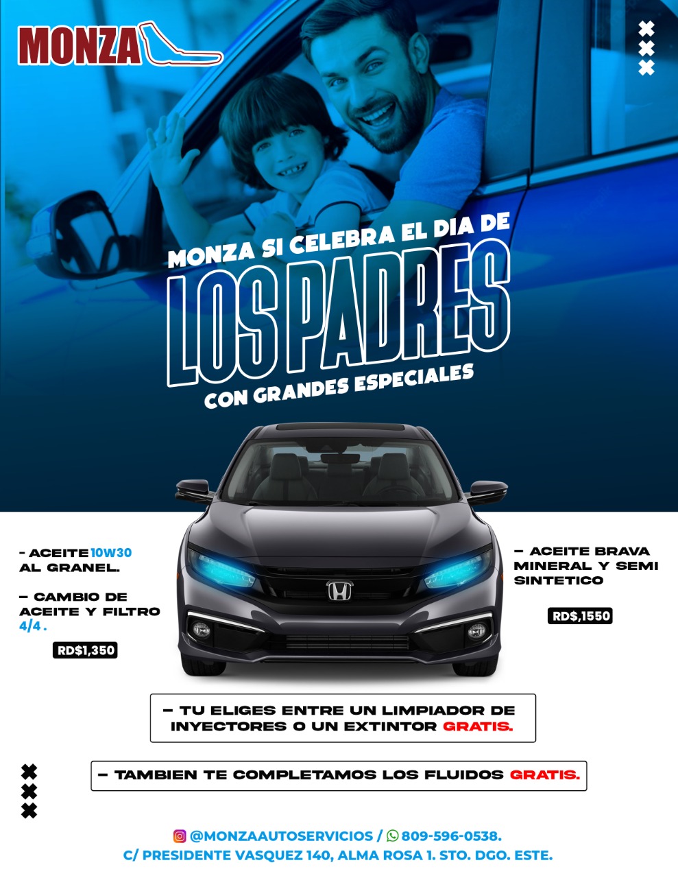 Monza te invita a los grandes especiales de los padres 